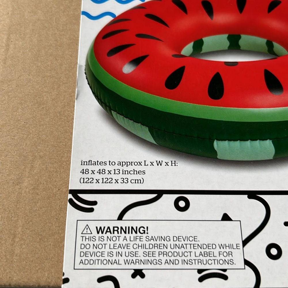 Giant Watermelon Pool Float - Picture 3 of 3